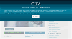 Desktop Screenshot of cipa.it