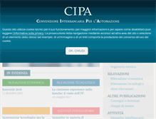 Tablet Screenshot of cipa.it